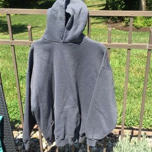 Charcoal Grey Hooded Sweatshirt
